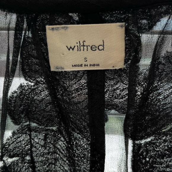 Aritzia Wilfred Sheer Blouse - Size Small - Picture 3 of 4